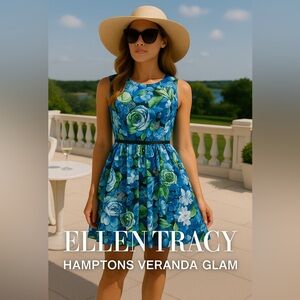 ELLEN Tracy Floral Dress